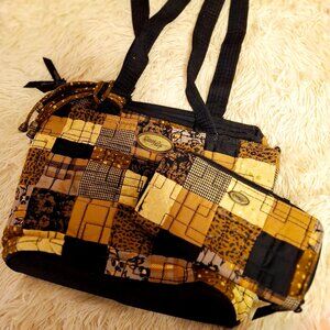 Women's Donna Sharp Quilted Handbag with Wallet